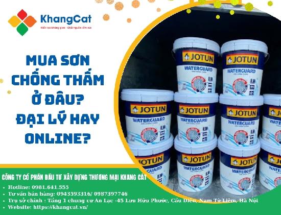 Chọn đại lý hay mua online? Giải mã câu hỏi “Mua sơn chống thấm ở đâu?